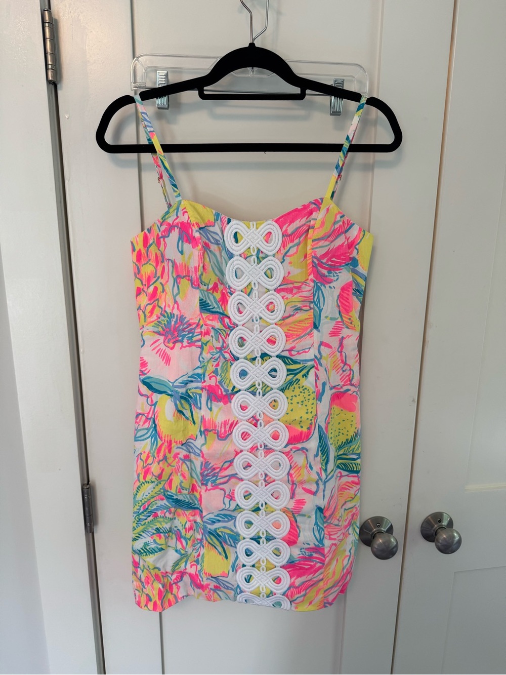 Lilly Pulitzer Pink Tropical Print Mini Dress